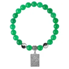 Браслет Таро - Солнце, Нефрит 8мм BSPE1-02-3022