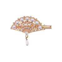 Заколка для волос Веер, 6х4,5см HZ039