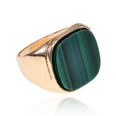 Кольцо, размер 7, цвет зеленый KL477-01