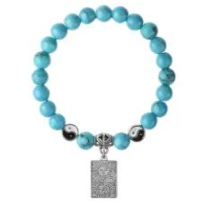 Браслет Таро - Солнце, Бирюза 8мм BSPE1-06-3022