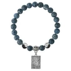 Браслет Таро - Звезда, Африканский агат 8мм BSPE1-08-3021