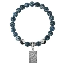 Браслет Таро - Солнце, Африканский агат 8мм BSPE1-08-3022