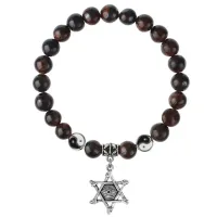 Браслет Глаз (от сглаза и порчи), Бычий глаз 8мм BSPE1-11-3002