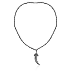 Колье Перец из немагнитного гематита BJK411-02