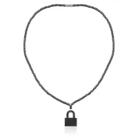 Колье Замок из немагнитного гематита BJK411-06