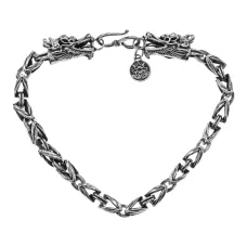 Браслет Два дракона, 21,5см BS716