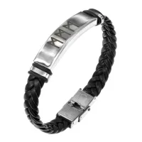 Кожаный рунический браслет Развитие интуиции BSKR1-076