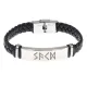 Кожаный рунический браслет Стремление к знаниям BSKR1-099
