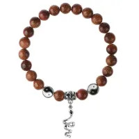 Браслет Змея (мудрость, здоровье, долголетие), Коричневый авантюрин 8мм