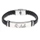 Кожаный браслет с гравировкой Лев BSKR1-106