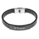 Кожаный браслет с гравировкой Близнецы BSKR2-104