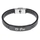 Кожаный браслет с гравировкой Рак BSKR2-105