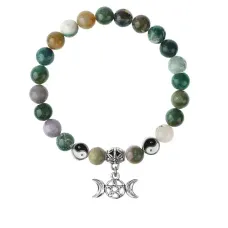 Браслет Знак Богини (магическая защита), Яшма 8мм BSPE1-16-3008