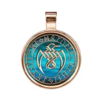 Рунический амулет Кельтский Ворон (Золотая коллекция) ALE254