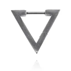 Серьга Треугольник, 17х17х17мм, цвет серебряный SE226-02