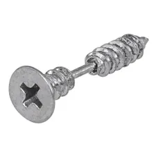 Серьга Винт, 23х7х7мм, цвет серебряный SE232-02