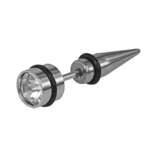 Серьга с кристаллом, d.6мм SE239