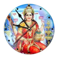 Часы настенные Лакшми 20 см, пластик MCH014