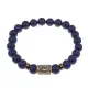 Браслет со славянской руной Крада и нат.камнем Лазурит, 8мм BSRN-06-10