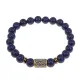 Браслет со славянской руной Берегиня и нат.камнем Лазурит, 8мм BSRN-10-10