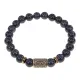 Браслет со славянской руной Есть и синт.камнем Синий авантюрин, 8мм BSRN-17-02