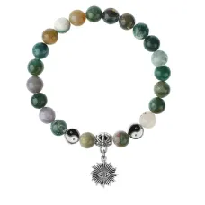 Браслет Глаз (от сглаза и порчи), Яшма 8мм BSPE1-16-3018