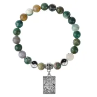 Браслет Таро - Колесо Фортуны, Яшма 8мм BSPE1-16-3020