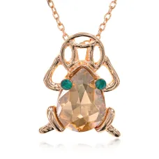 Кулон Лягушка с монетой, 3,5х2,5см BJK386