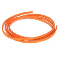 Замшевый шнурок для амулета, цвет оранжевый SHZ1055