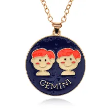 Кулон Знаки Зодиака, d.27,5мм, Близнецы BJK400-06