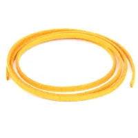 Замшевый шнурок для амулета, цвет жёлто-оранжевый SHZ1058