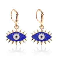 Серьги от сглаза Глаз, 30х18х10мм SE260