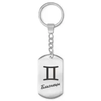 Брелок Знаки Зодиака - Близнецы BKZ-086