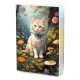 Обложка для паспорта Кот в лесу MOB782