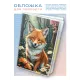 Обложка для паспорта Лиса и цветы MOB793