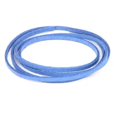 Замшевый шнурок для амулета, цвет тёмно-голубой SHZ1079