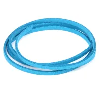 Замшевый шнурок для амулета, цвет голубой SHZ1080