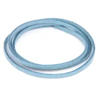 Замшевый шнурок для амулета, цвет серо-голубой SHZ1083