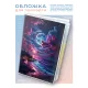 Обложка для паспорта Полнолуние у берега океана MOB870