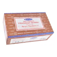 Блок благовоний Fragrant Myrrh (Благоухающая мирра) 12 упаковок по 15 грамм Satya-15-BL