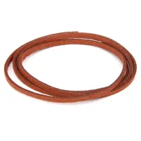 Замшевый шнурок для амулета, цвет коричневый SHZ1104