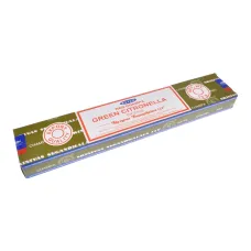 Аромапалочки Green Citronella (Зеленая цитронелла) 1 упаковка 15 грамм Satya-15-UP