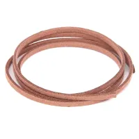 Замшевый шнурок для амулета, цвет светло-коричневый SHZ1110