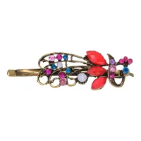 Заколка для волос Павлин, 2х6,5см HZ048