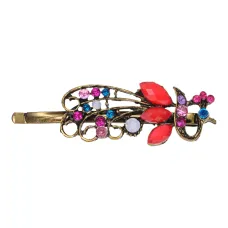 Заколка для волос Павлин, 2х6,5см HZ048