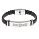 Кожаный браслет с гравировкой Алатырь BSKR1-118