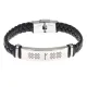 Кожаный браслет с гравировкой Руна Крада BSKR1-149