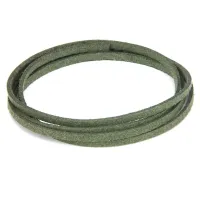 Замшевый шнурок для амулета, цвет тёмно-зелёный SHZ1138