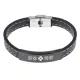Кожаный браслет с гравировкой Звезда креста BSKR2-117