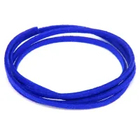 Замшевый шнурок для амулета, цвет синий SHZ1146